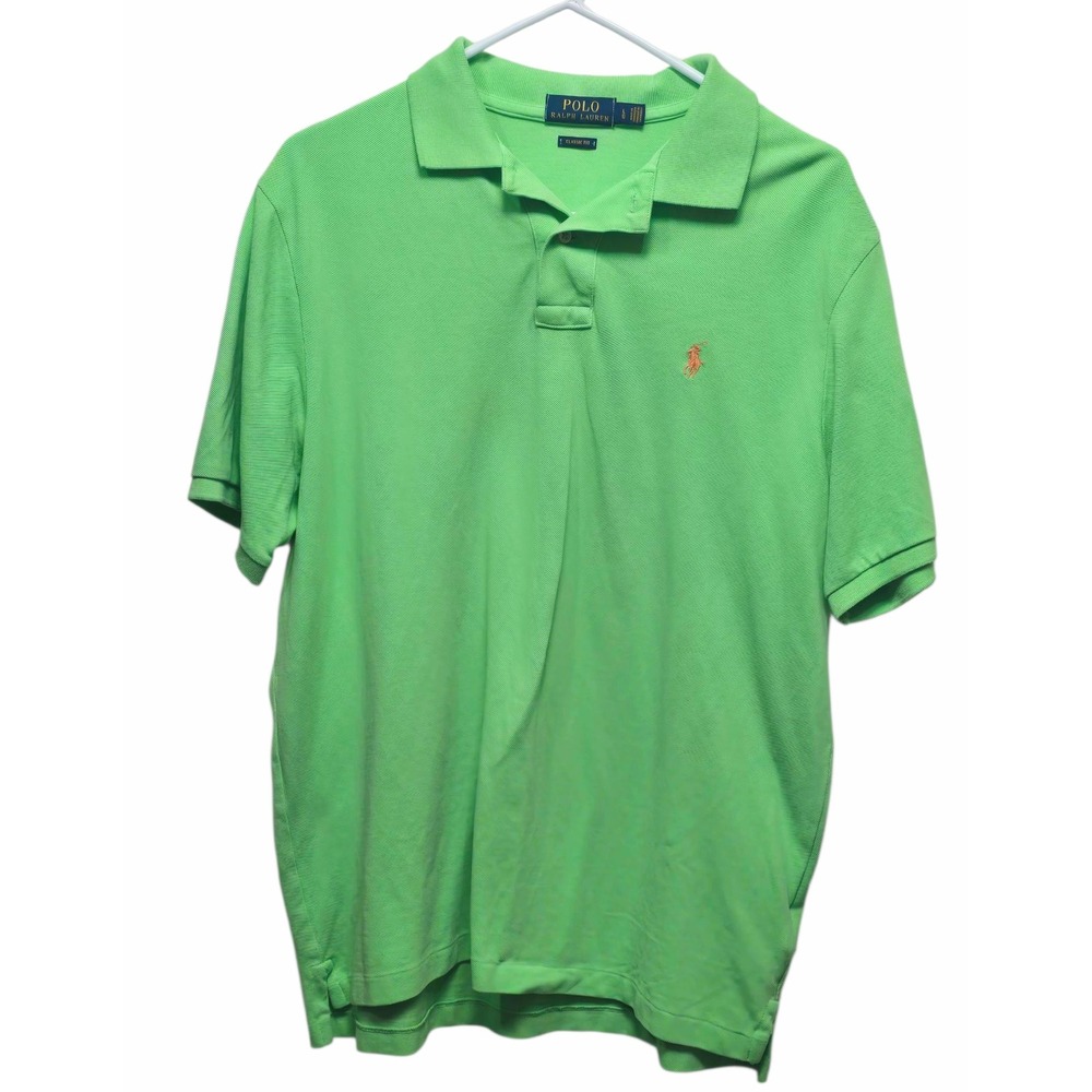 Polo Ralph Lauren Classic Fit Green‎ Polo Shirt Short Sleeve L